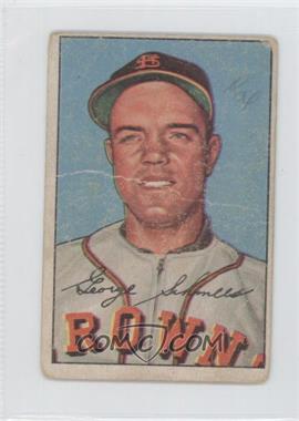 1952 Bowman - [Base] #245 - George Schmees [COMC RCR Poor]