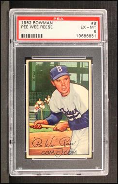 1952 Bowman - [Base] #8 - Pee Wee Reese [PSA 6 EX‑MT]