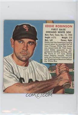 1952 Red Man Tobacco All-Star Team - American League Series - Cut Tab #18.2 - Eddie Robinson (Ends June 1, 1963)