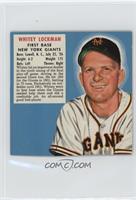 Whitey Lockman (Expires March 31, 1953)