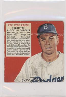 1952 Red Man Tobacco All-Star Team - National League Series - Cut Tab #17.1 - Pee Wee Reese (Expires March 31, 1953) [Poor to Fair]