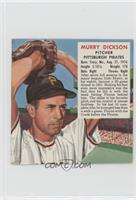 Murry Dickson (Expires March 31, 1953) [Poor to Fair]