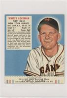 Whitey Lockman (Expires March 31, 1953) [Good to VG‑EX]