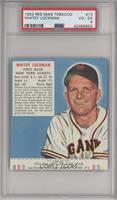 Whitey Lockman (Expires June 1, 1953) [PSA 4 VG‑EX]