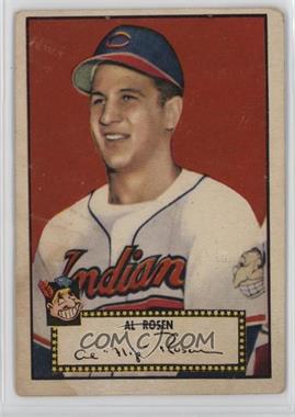 1952 Topps - [Base] #10.1 - Al Rosen (Red Back)