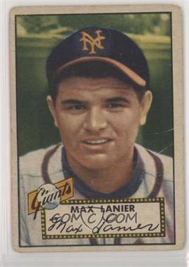 1952 Topps - [Base] #101 - Max Lanier [Poor to Fair]