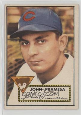 1952 Topps - [Base] #105 - Johnny Pramesa