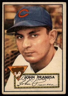 1952 Topps - [Base] #105 - Johnny Pramesa [VG]
