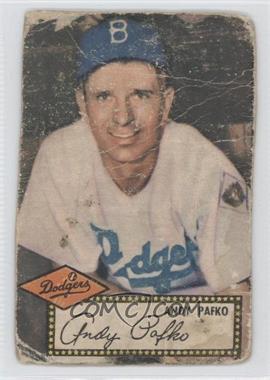 1952 Topps - [Base] #1.1 - Andy Pafko (Red Back) [COMC RCR Poor]