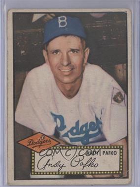 1952 Topps - [Base] #1.1 - Andy Pafko (Red Back) [Good to VG‑EX]