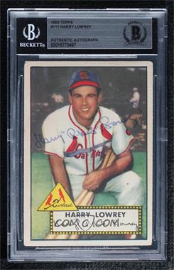 1952 Topps - [Base] #111 - Harry Lowrey [BAS BGS Authentic]