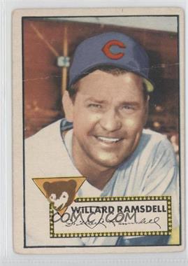 1952 Topps - [Base] #114 - Willie Ramsdell [COMC RCR Poor]