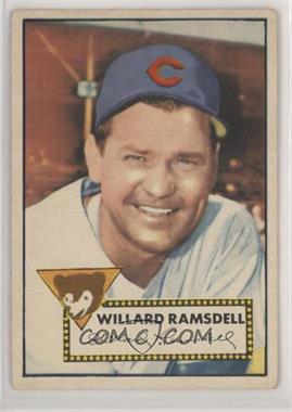 1952 Topps - [Base] #114 - Willie Ramsdell [Good to VG‑EX]