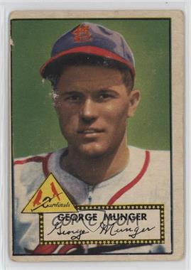 1952 Topps - [Base] #115 - George Munger [Poor to Fair]