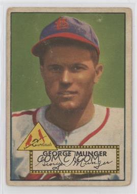 1952 Topps - [Base] #115 - George Munger [Poor to Fair]