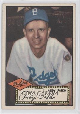 1952 Topps - [Base] #1.2 - Andy Pafko (Black Back) [Good to VG‑EX]