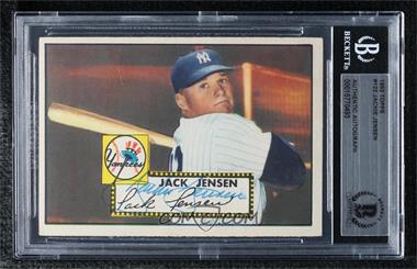 1952 Topps - [Base] #122 - Jackie Jensen [BAS BGS Authentic]
