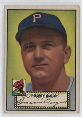 1952 Topps - [Base] #12.2 - Monty Basgall (Black Back) [Good to VG‑EX]