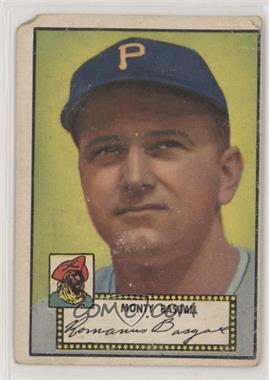 1952 Topps - [Base] #12.2 - Monty Basgall (Black Back) [Poor to Fair]