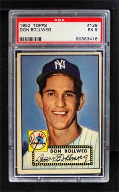 1952 Topps - [Base] #128 - Don Bollweg [PSA 5 EX]