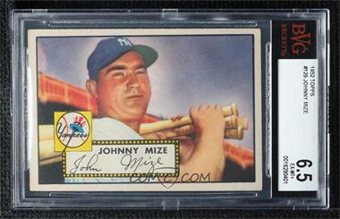1952 Topps - [Base] #129 - Johnny Mize [BVG 6.5 EX‑MT+]