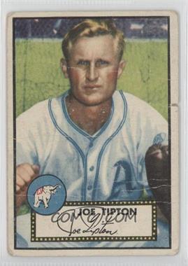1952 Topps - [Base] #134.1 - Joe Tipton (White Back) [COMC RCR Poor]