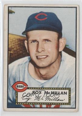 1952 Topps - [Base] #137.1 - Roy McMillan (White Back) [Good to VG‑EX]