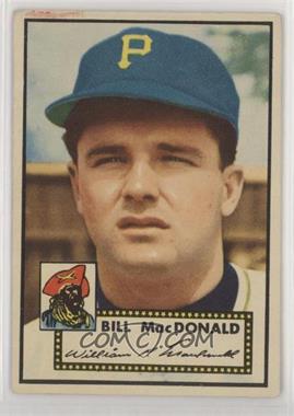 1952 Topps - [Base] #138.1 - Bill MacDonald (White Back) [Good to VG‑EX]