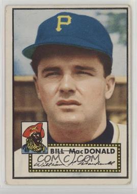 1952 Topps - [Base] #138.1 - Bill MacDonald (White Back) [Good to VG‑EX]