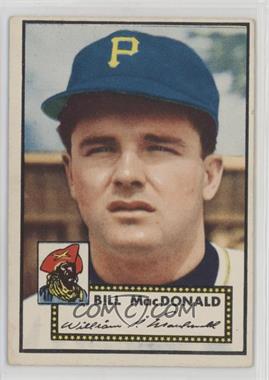 1952 Topps - [Base] #138.1 - Bill MacDonald (White Back)