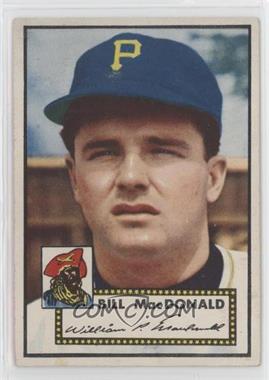 1952 Topps - [Base] #138.1 - Bill MacDonald (White Back)