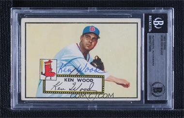 1952 Topps - [Base] #139.1 - Ken Wood (White Back) [BAS Authentic]