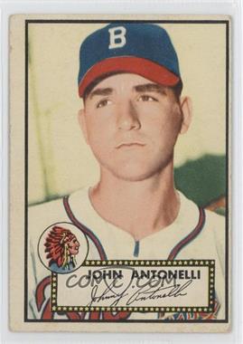 1952 Topps - [Base] #140.1 - Johnny Antonelli (White Back) [Good to VG‑EX]