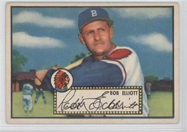 1952 Topps - [Base] #14.1 - Bob Elliott (Red Back)