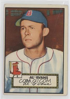 1952 Topps - [Base] #152.1 - Al Evans (White Back) [Good to VG‑EX]