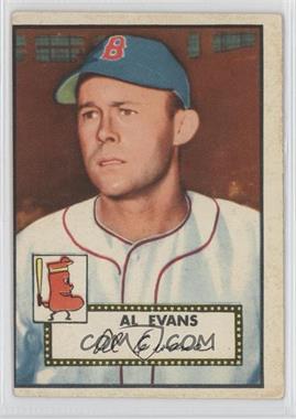 1952 Topps - [Base] #152.1 - Al Evans (White Back) [Good to VG‑EX]