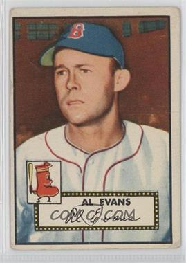 1952 Topps - [Base] #152.1 - Al Evans (White Back) [Good to VG‑EX]