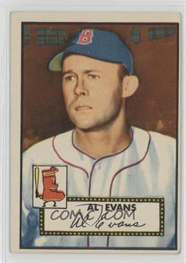 1952 Topps - [Base] #152.1 - Al Evans (White Back) [Good to VG‑EX]