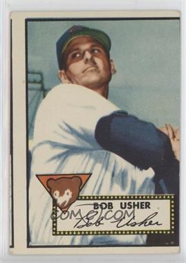 1952 Topps - [Base] #157.1 - Bob Usher (White Back)