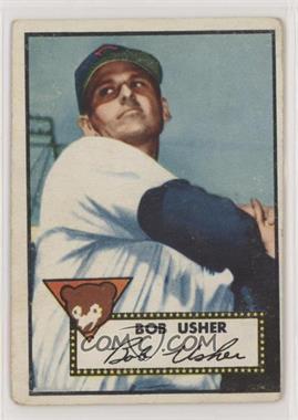 1952 Topps - [Base] #157.1 - Bob Usher (White Back) [Poor to Fair]