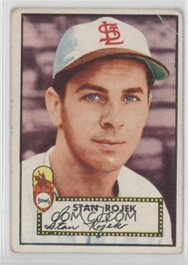 1952 Topps - [Base] #163.1 - Stan Rojek (White Back) [Good to VG‑EX]