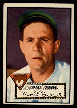 1952 Topps - [Base] #164.1 - Walt Dubiel (White Back) [VG]