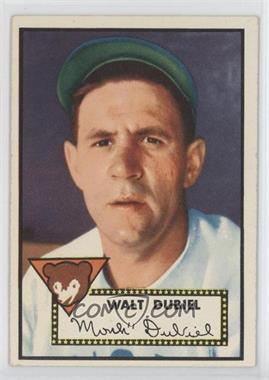 1952 Topps - [Base] #164.1 - Walt Dubiel (White Back)