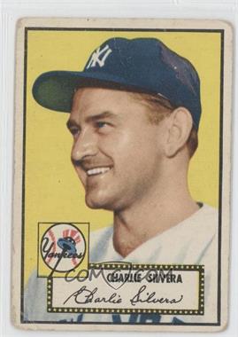 1952 Topps - [Base] #168.1 - Charlie Silvera (White Back) [Poor to Fair]