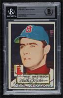 Walt Masterson (White Back) [BAS BGS Authentic]