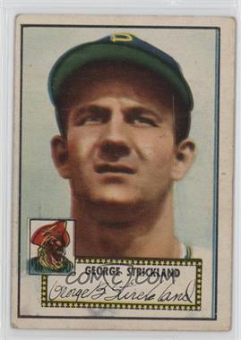 1952 Topps - [Base] #197 - George Strickland [Good to VG‑EX]