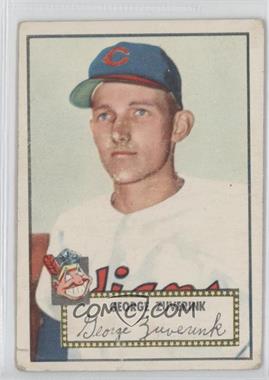 1952 Topps - [Base] #199 - George Zuverink [Good to VG‑EX]