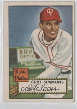 1952 Topps - [Base] #203 - Curt Simmons [Good to VG‑EX]