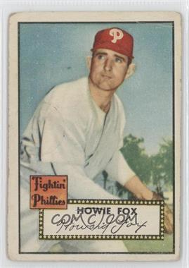 1952 Topps - [Base] #209 - Howie Fox [Good to VG‑EX]