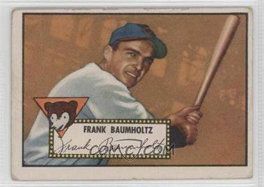 1952 Topps - [Base] #225 - Frank Baumholtz [Good to VG‑EX]